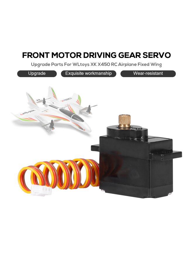 RC Airplane XK X450 Front Motor Driving Servo With Metal Gear - Image 2