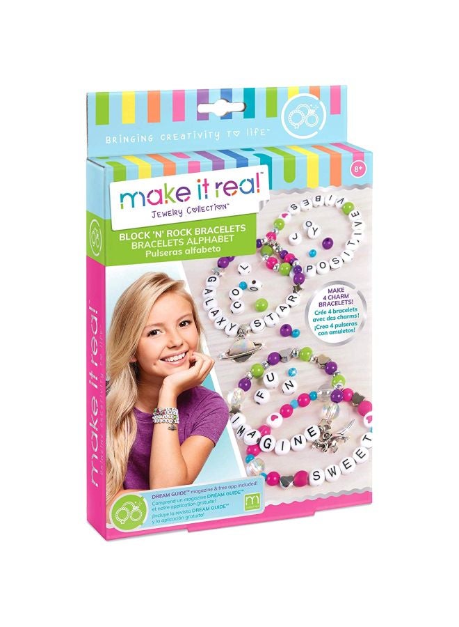 Make It Real 135-Piece Block N' Rock Charm Bracelets Set 1205  - Image 4