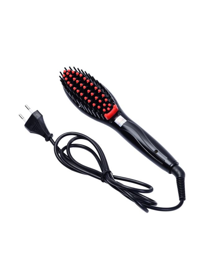 Hair Straightening Electric Comb Black - Image 1