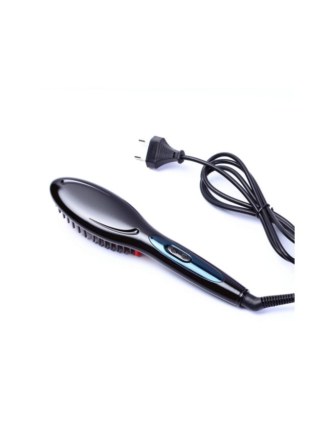 Hair Straightening Electric Comb Black - Image 2