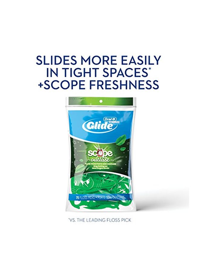 Oral-B Glide Floss Picks Long Lasting Mint Green - Image 3