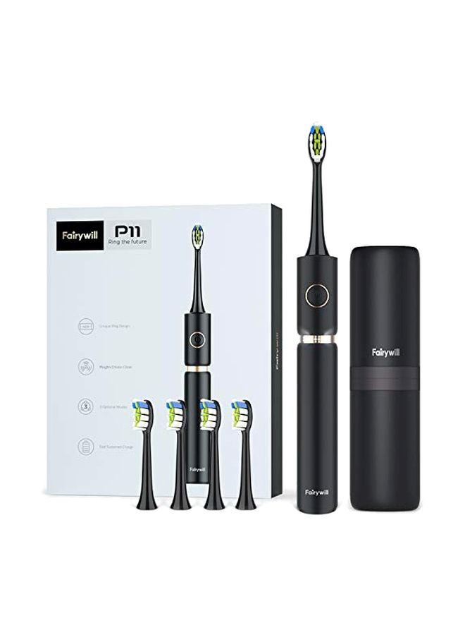Fairywill Sonic Whitening Electric Toothbrush Black - Image 4