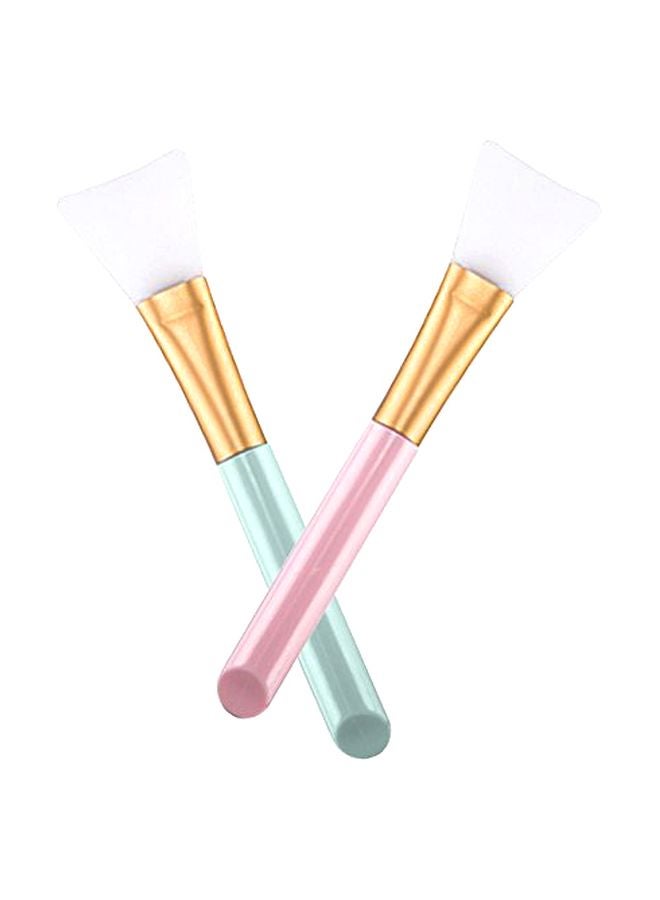 Opiqcey Pack Of 2 Silicone Face Mask Brush Pink/Blue/White 6inch  - Image 1