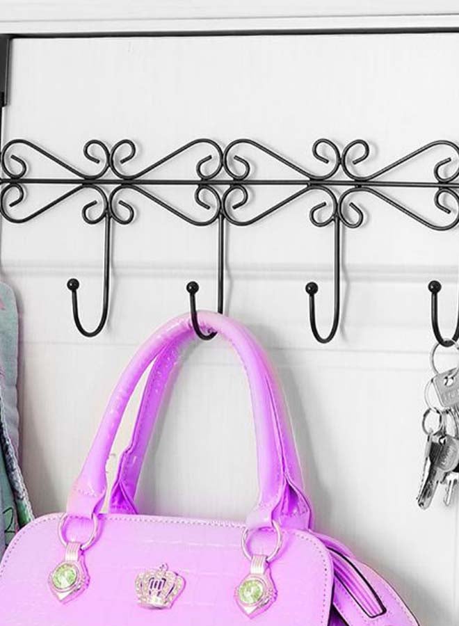 Door Hook Hanger Oganizer Rack Black - Image 3