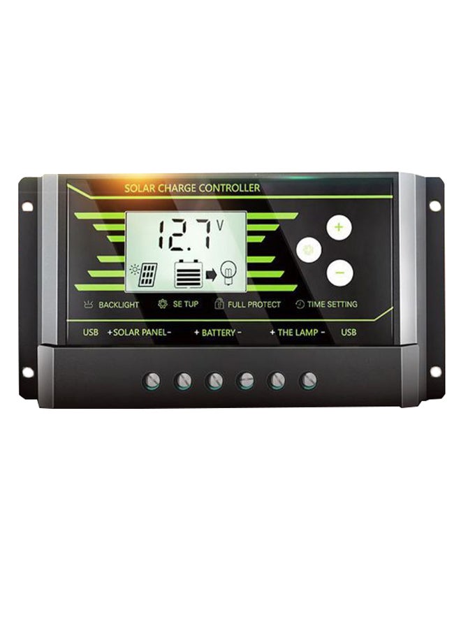 Multi-Protection Portable Solar Controller Black/Silver - Image 2