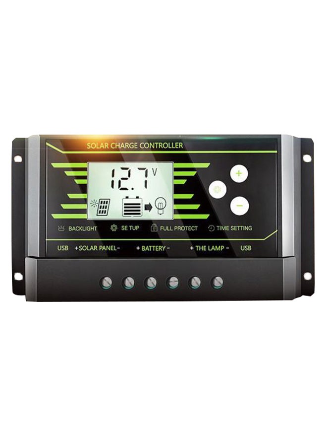 Multi-Protection Portable Solar Controller Black/Silver - Image 2