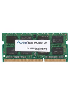 8GB DDR3 Laptop RAM Stick Multicolour