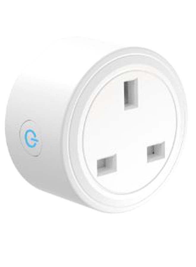 Generic - UK Plug Outlet Energy Monitoring Mini WiFi Smart Socket White - Image 1