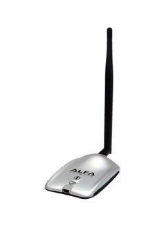 ALFA Single Antena Wi-Fi Receiver Black/Silver 