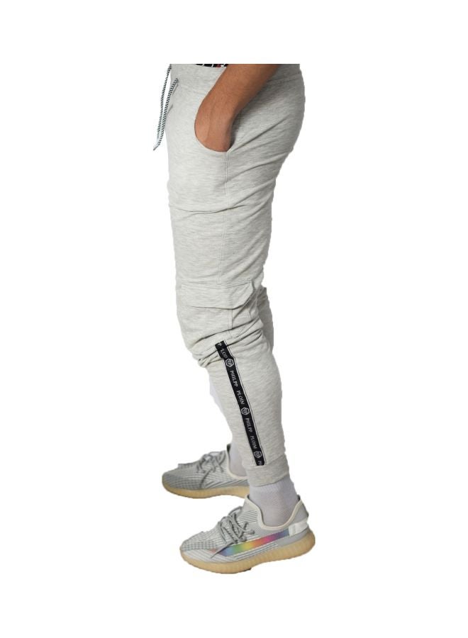 Caesar Cotton Casual Sweatpant Light Grey  - Image 1