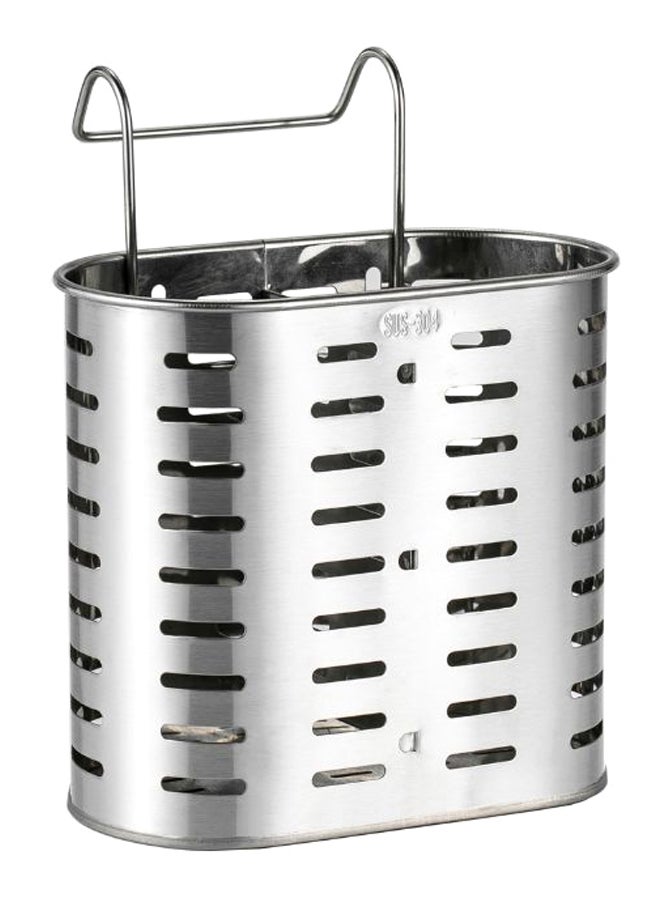 Kitchen Drying Out Chopsticks Holder Rack Silver 