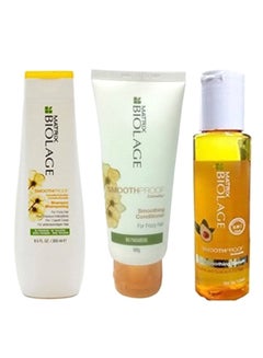 Biolage Smoothproof Shampoo And Conditioner Set With Serum