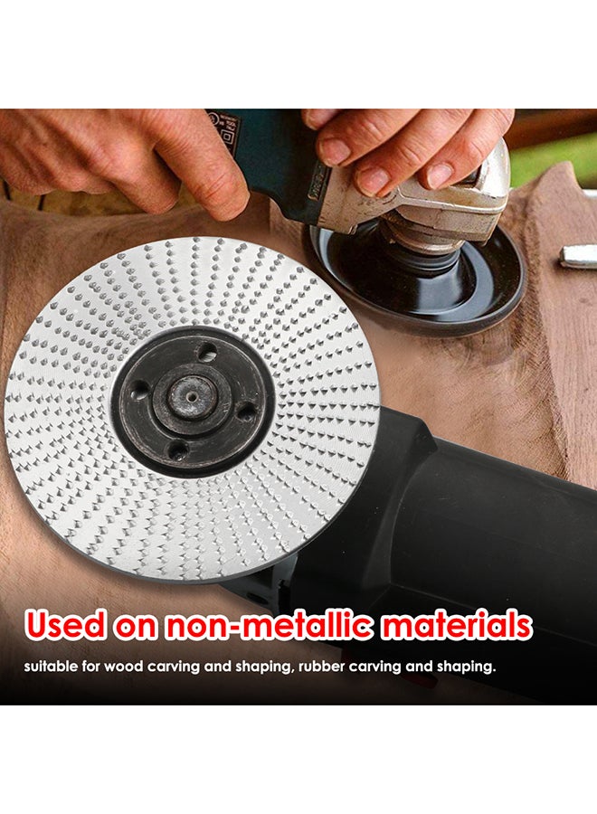 Wood Grinding Wheel Rotary Disc Silver 16x5x10cm - Image 3
