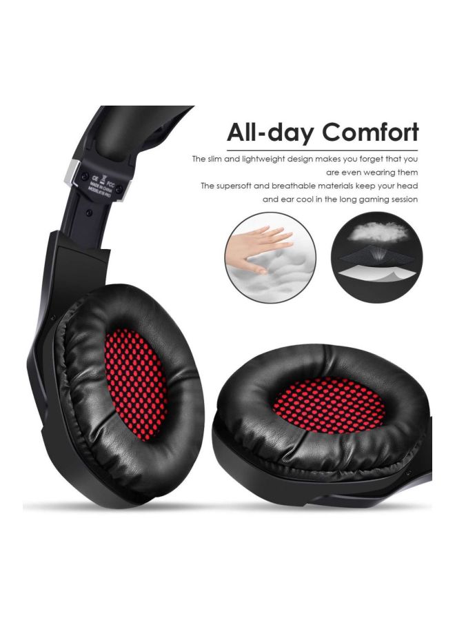 onikuma - K1 Wired Over-Ear Gaming Headset With MicrophoneFor PS4/PS5/XOne/XSeries/NSwitch/PC - Image 1