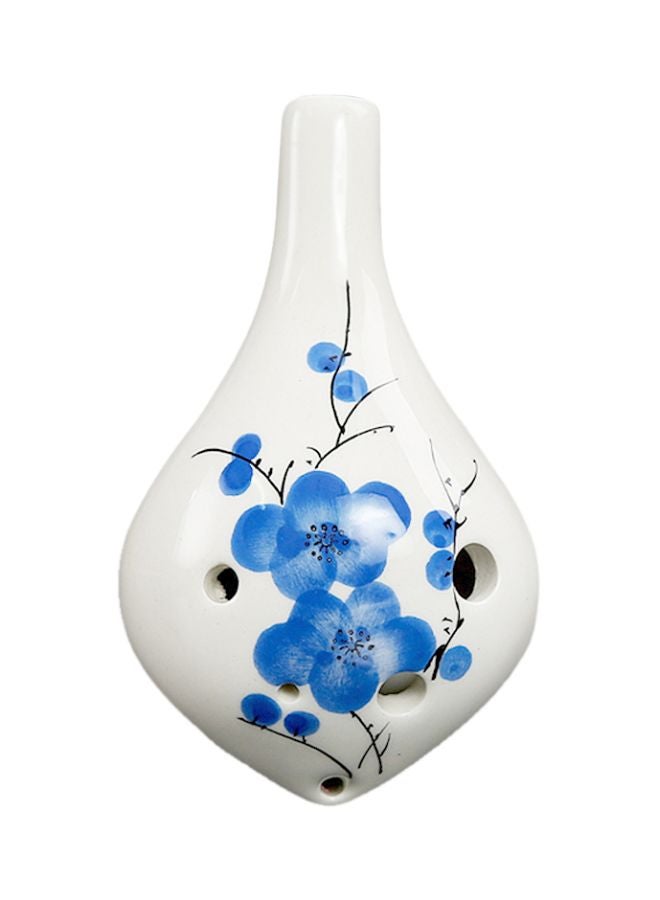 Generic 6-Holes Ceramic Hand Painted Flute - Image 1
