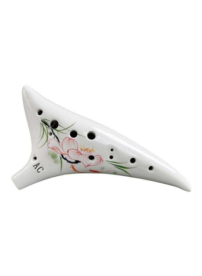 Generic Ceramic Ocarina Alto C Hand Painted Flute