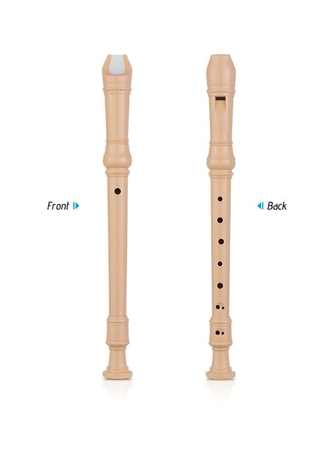 Megarya 8-Holes Soprano Descant Recorder Flute With Cleaning Stick  - Image 3