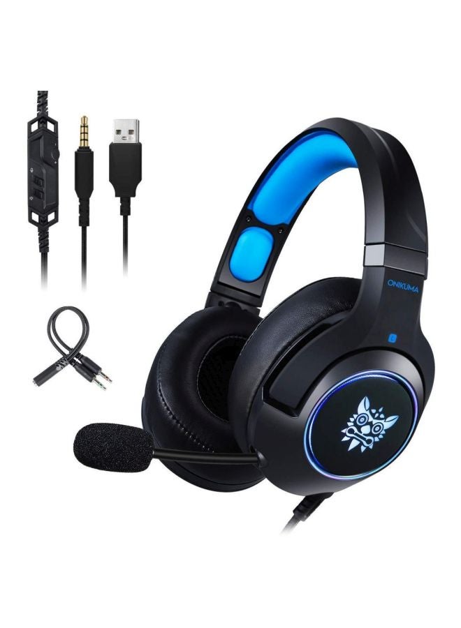 onikuma Over-Ear Wired Gaming Headphones With Mic  - Image 2