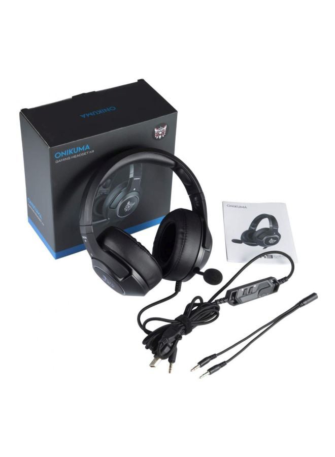 onikuma Over-Ear Wired Gaming Headphones With Mic  - Image 1