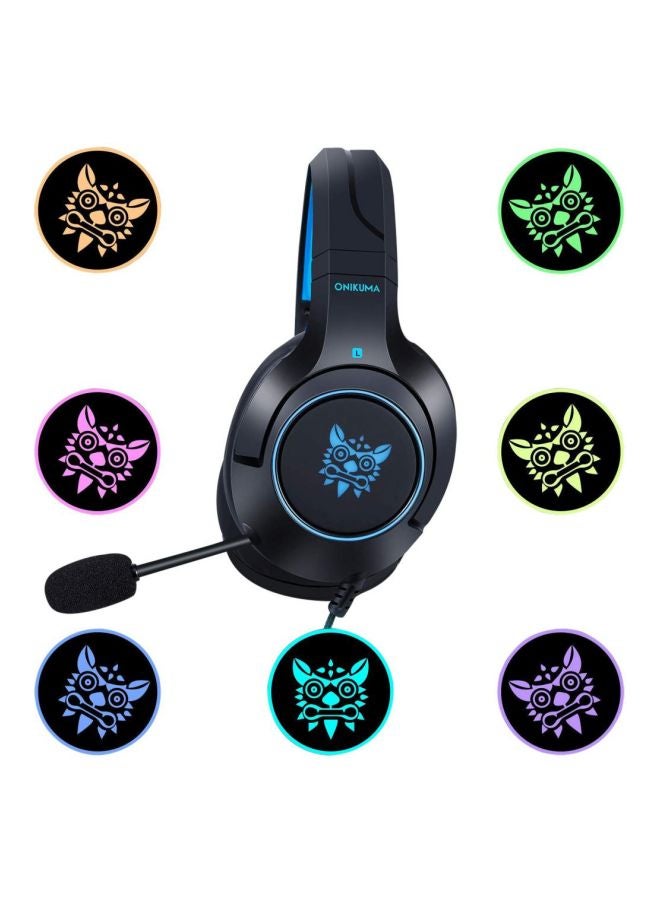 onikuma Over-Ear Wired Gaming Headphones With Mic  - Image 5