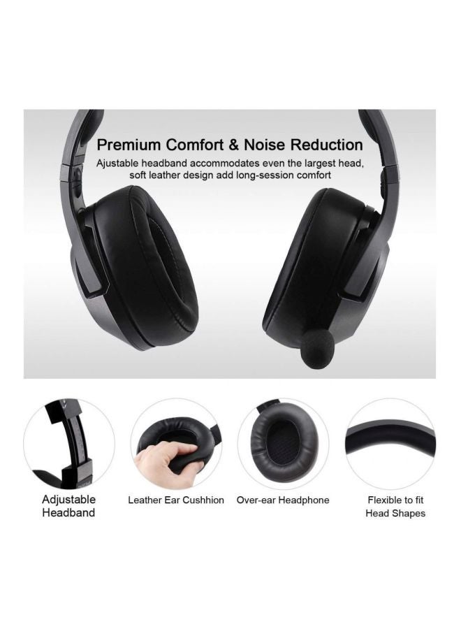 onikuma Over-Ear Wired Gaming Headphones With Mic  - Image 4