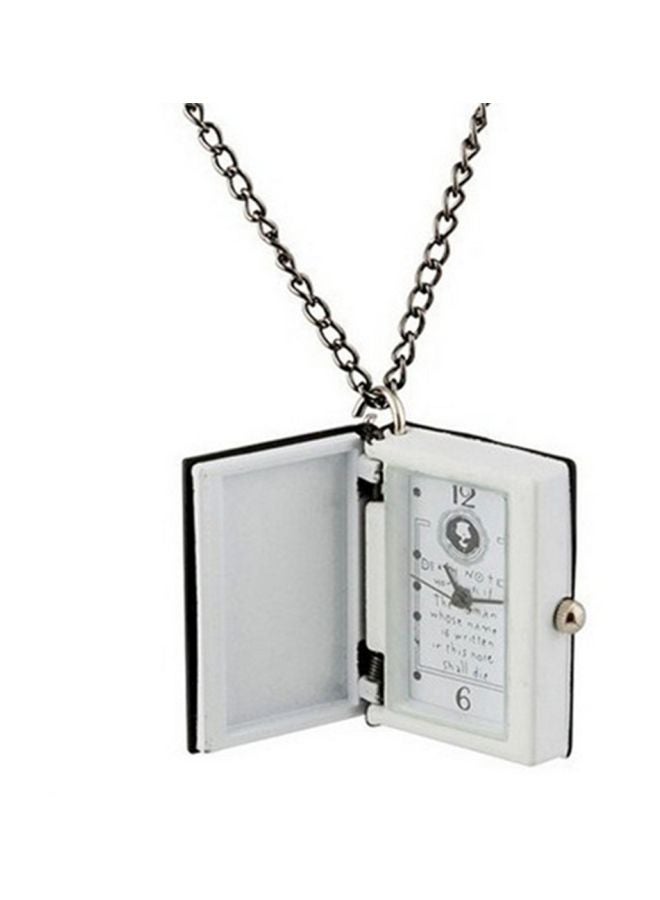 kids_unisex Death Note Engraved Pocket Watch Pendant J3481BZ - Image 2