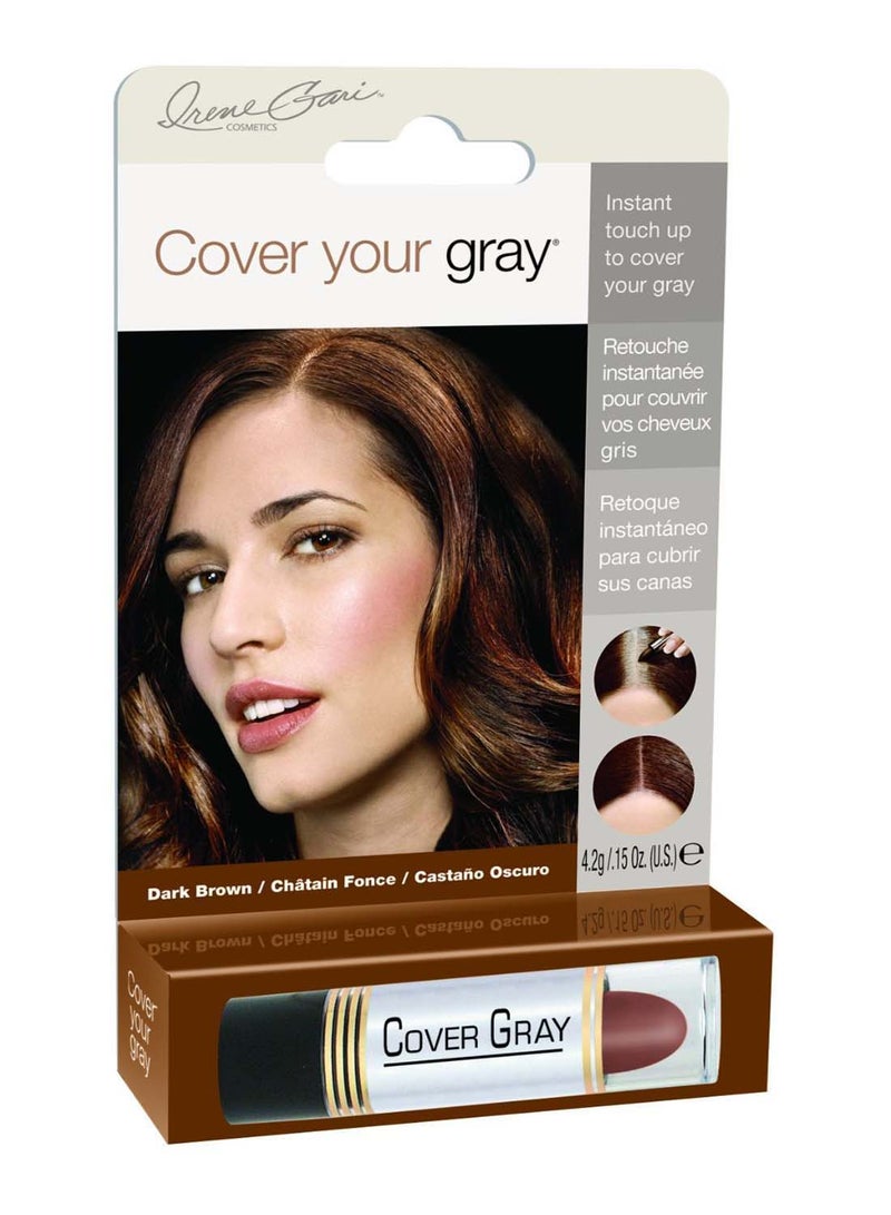 Cover Your Grey Touch Up Stick Dark Brown 4.2grams - v1576652552/N32598520A_1