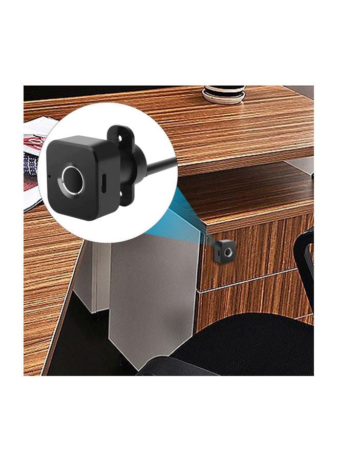 Smart Fingerprint Lock Black 9x3.6x3.6cm  - Image 3