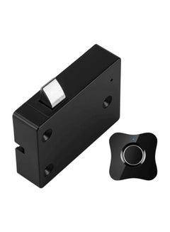 Smart Fingerprint Lock Black 15x4x10.2cm