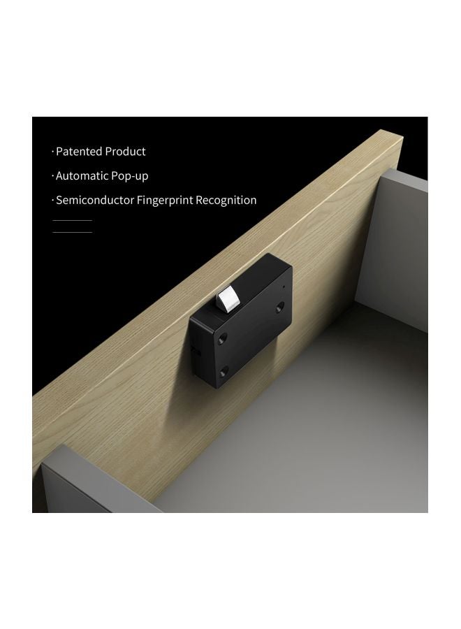 Generic - Smart Fingerprint Lock Black 15x4x10.2cm - Image 1