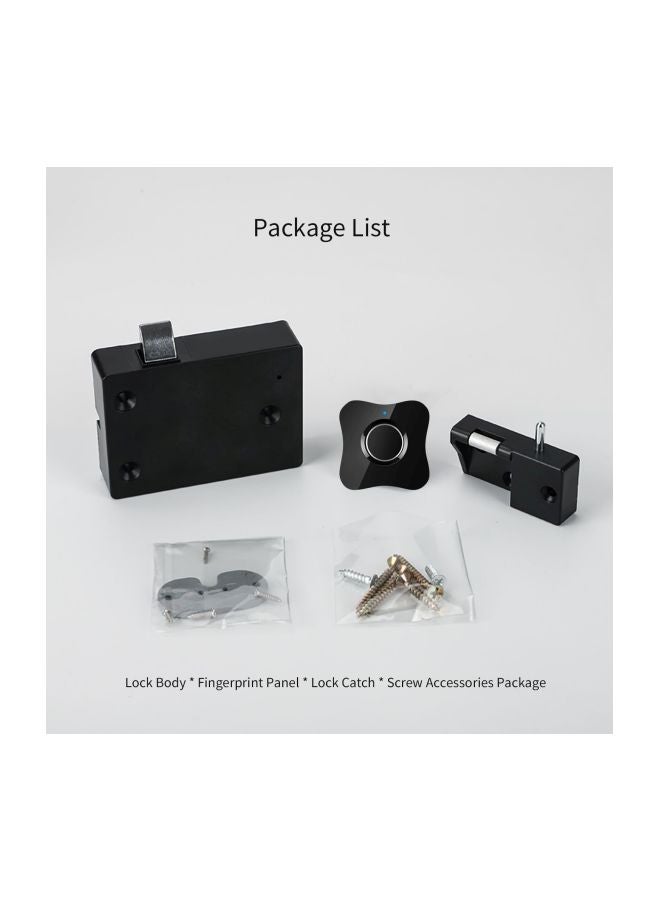 Generic - Smart Fingerprint Lock Black 15x4x10.2cm - Image 1