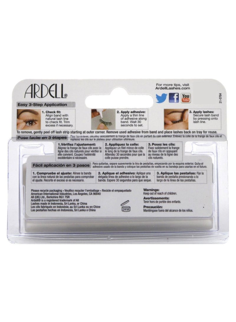 أرديل زوج من الرموش الصناعية بمظهر طبيعي وعصري 117 أسود - Image 2