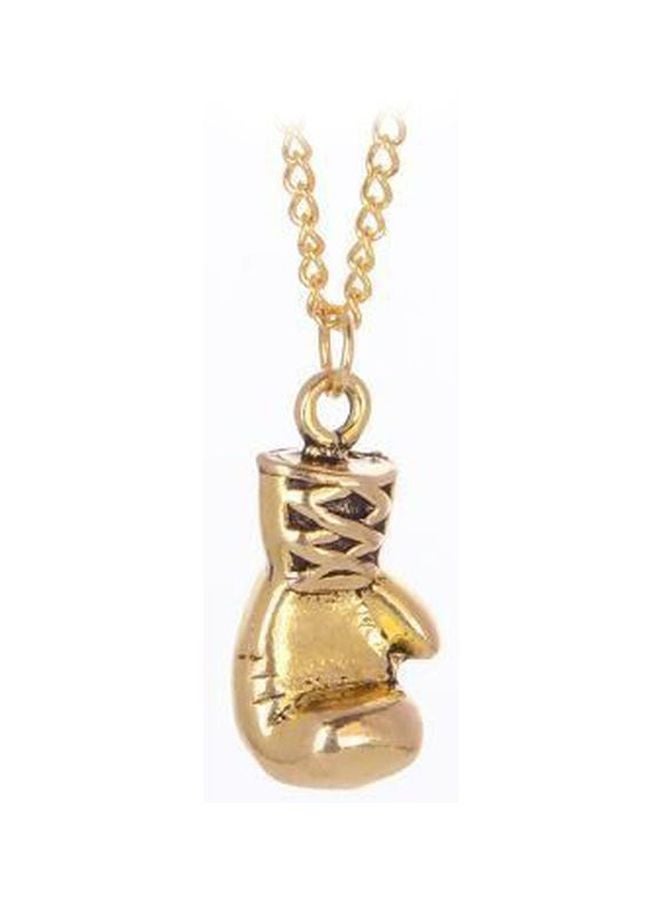 Stainless Steel Boxing Glove Pendant Necklace