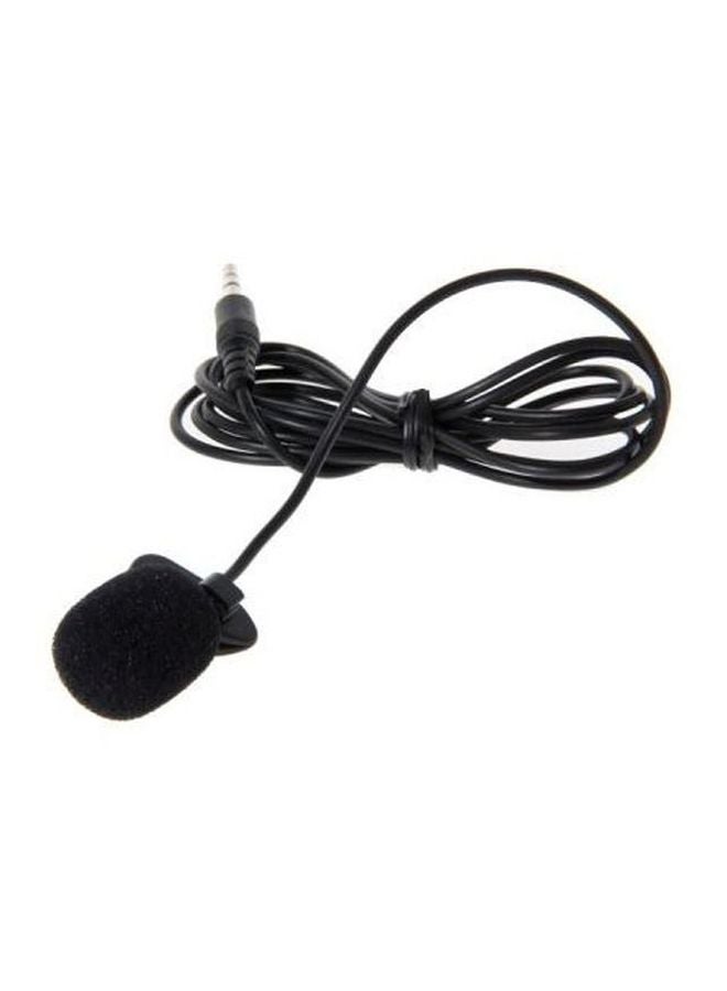 Generic Portable Tie Microphone Mic With Clip 2724655130315 Black  - Image 2