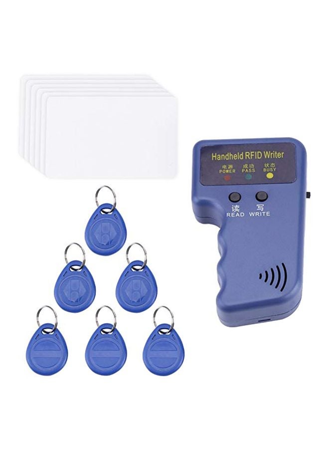 Generic 13-Piece Handheld RFID Writer Set Blue  - Image 1