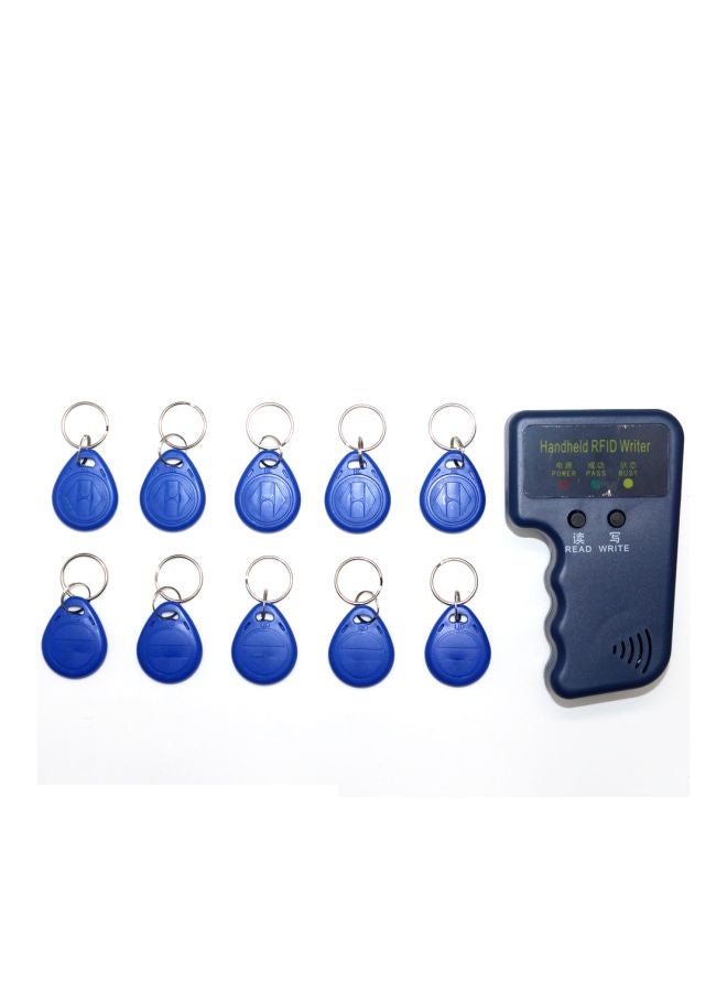 Generic 11-Piece Handheld RFID Writer Set Blue  - Image 2