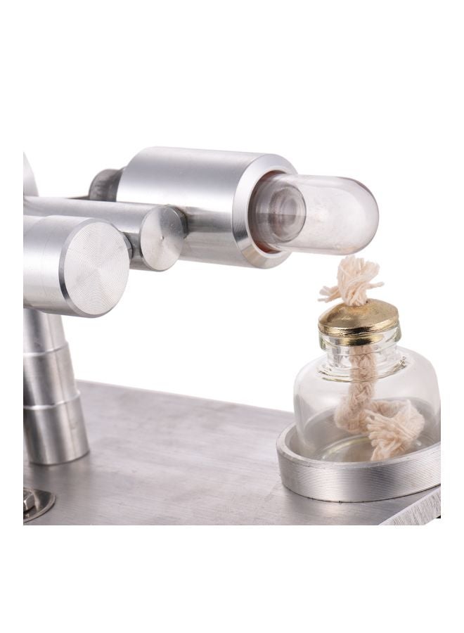 أيبيسي نموذج مُحرك ستيرلينغ بالهواء الساخن لتوليد الكهرباء فضي - Image 2