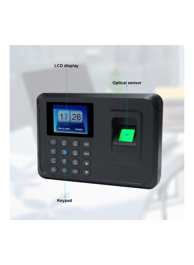 Generic Intelligent Biometric Fingerprint Machine Black  - Image 4