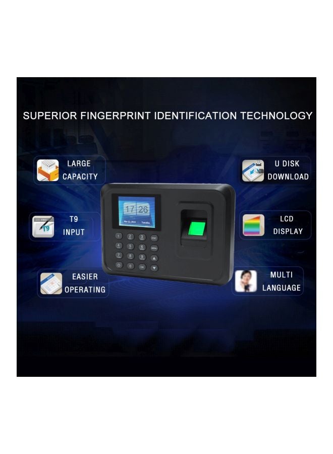 Generic Intelligent Biometric Fingerprint Machine Black  - Image 5