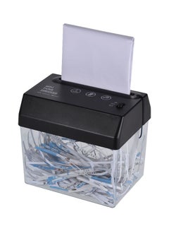 Generic Portable Cutting Machine Tool With Letter Opener Wastebasket Clear/Black  - Image 1