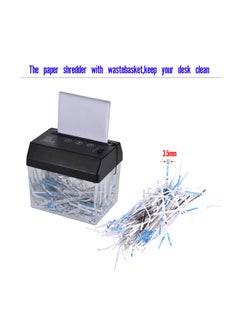 Generic Portable Cutting Machine Tool With Letter Opener Wastebasket Clear/Black  - Image 2