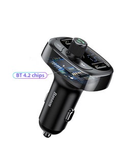 Baseus S-09 T Cat Head BT Dual USB Car Phone Charger Black  - Image 3