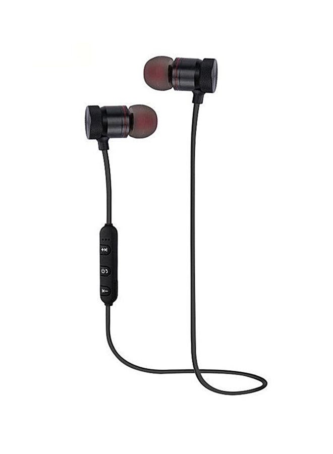 Metal Magnetic Bluetooth Sports Earbuds Black - Image 4