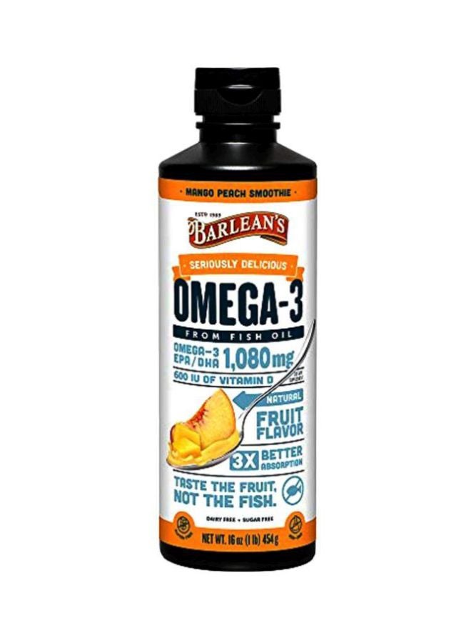 BARLEAN'S Omega-3 Fish Oil 1080mg - Mango Peach