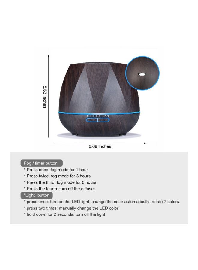NAGOMI Ultrasonic Air Humidifier 550ml 550MLB Black  - Image 3