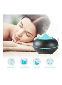NAGOMI Ultrasonic Air Humidifier 400ml Brown/Blue  - Image 3