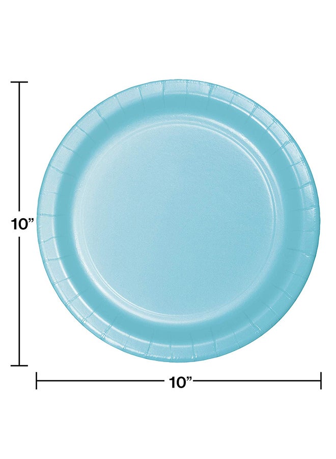 CREATIVE CONVERTING 24-Piece Paper Banquet Plate Blue 10.25inch  - Image 2