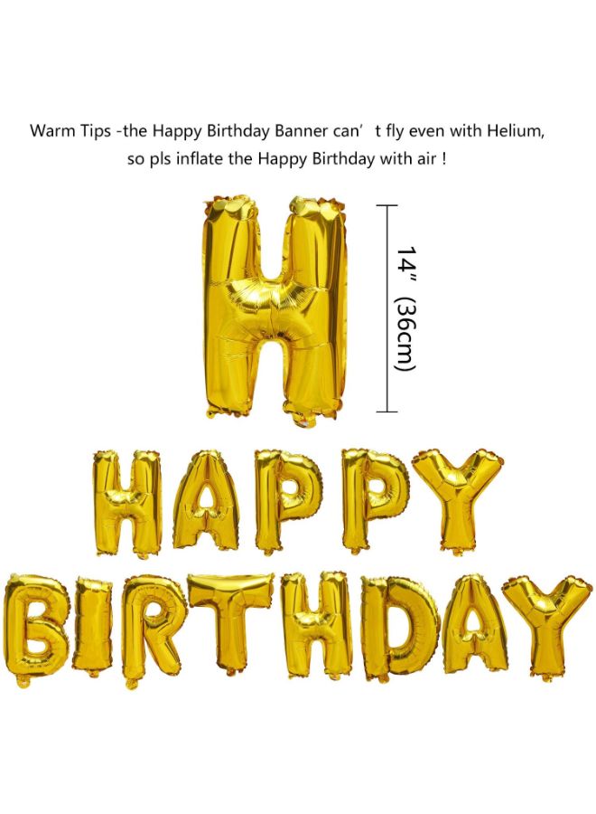 كونجيو مجموعة زينة لحفلة عيد الميلاد التاسع والعشرين مطبوع عليها عبارة "Happy Birthday" - Image 2