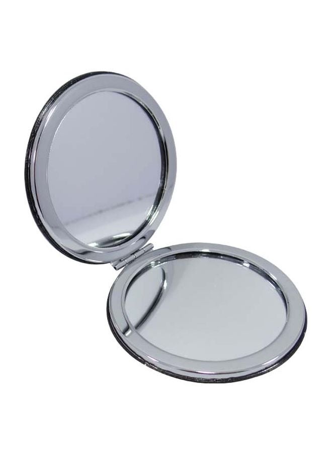 Round Pocket Mirror Black