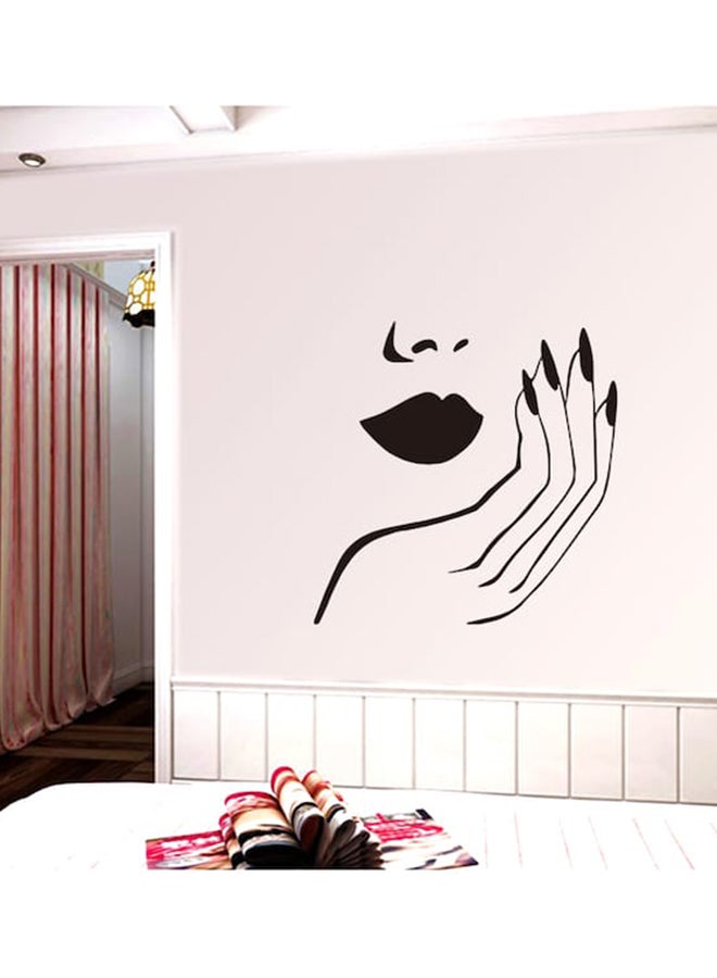 Beauenty Creative Beauty Pattern Wall Sticker Black 58 x 59cm - Image 2